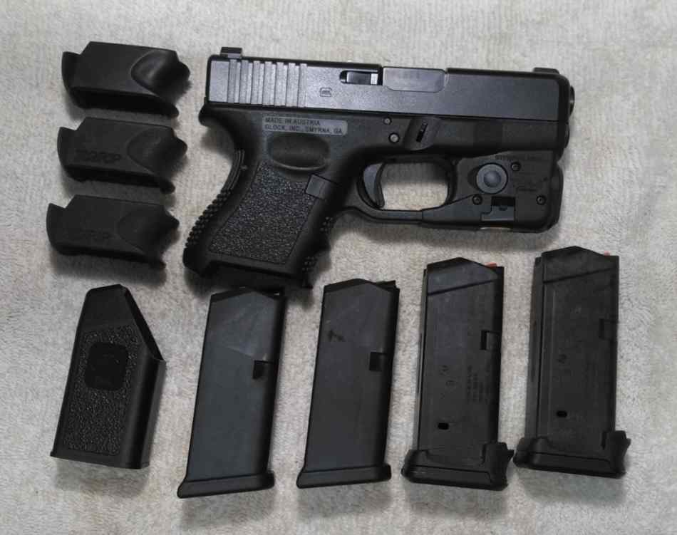 FS/FT: Glock 26 Gen-3 9mm, TLR-6, Extras