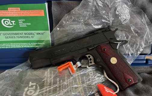 Colt National Match Gold Cup 45 ACP New