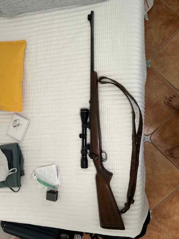 Pre-64 Winchester Model 70 with Scope