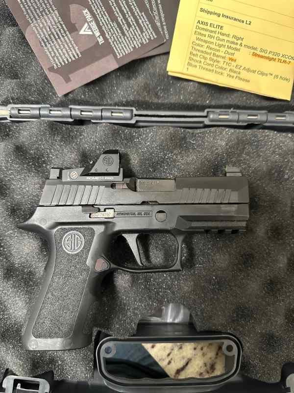 Sig Sauer P320 Xcompact, T1 Holster, extra mags