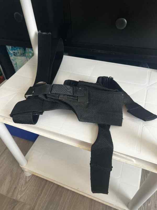 strap to leg holster and belt