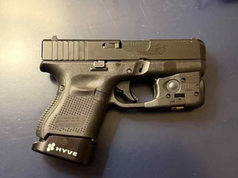 Glock 26 with TLR-6 and Custom Tier 1 AIWB Holster