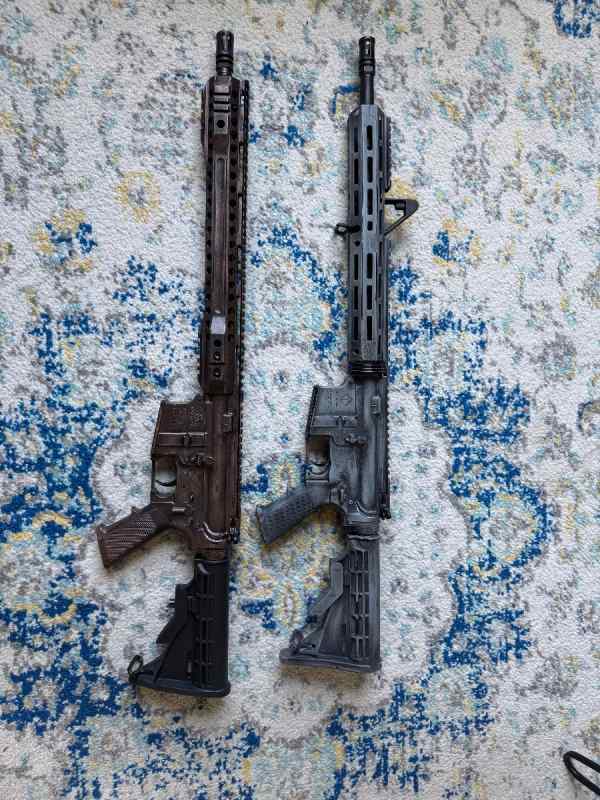 ***Custom Battle-worn AR15’s***