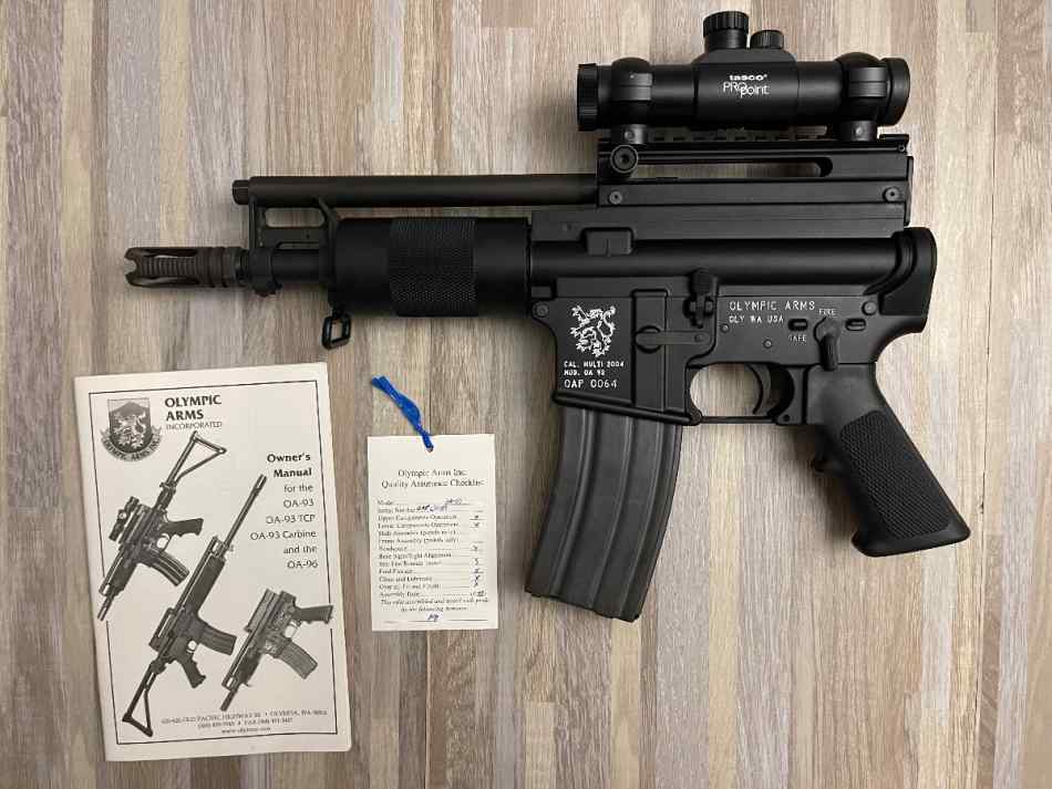 Rare Olympic Arms OA93 AR Style Pistol