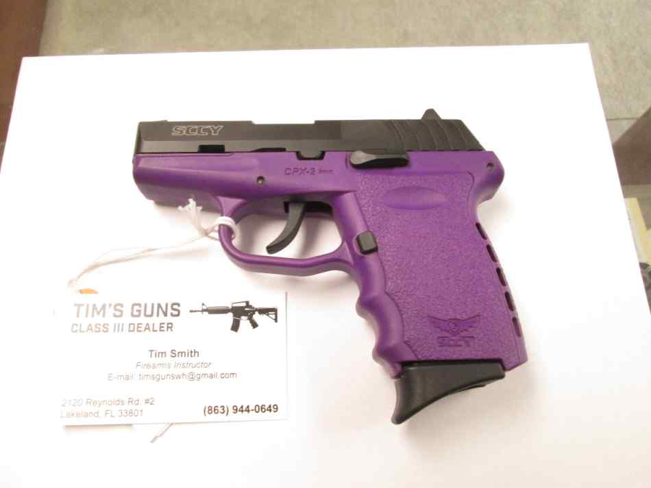 Couple of cheap purple pistols Sccy/Jimenez