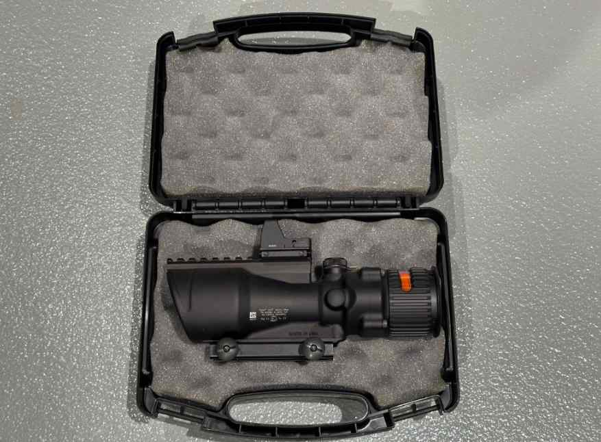 TRIJICON ACOG 6X48 RED CHEVRON .308 W/ 6.5 MOA RMR