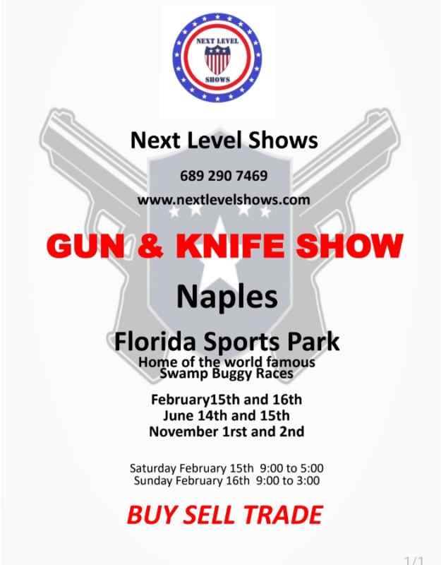 Naples gun knife and military show 