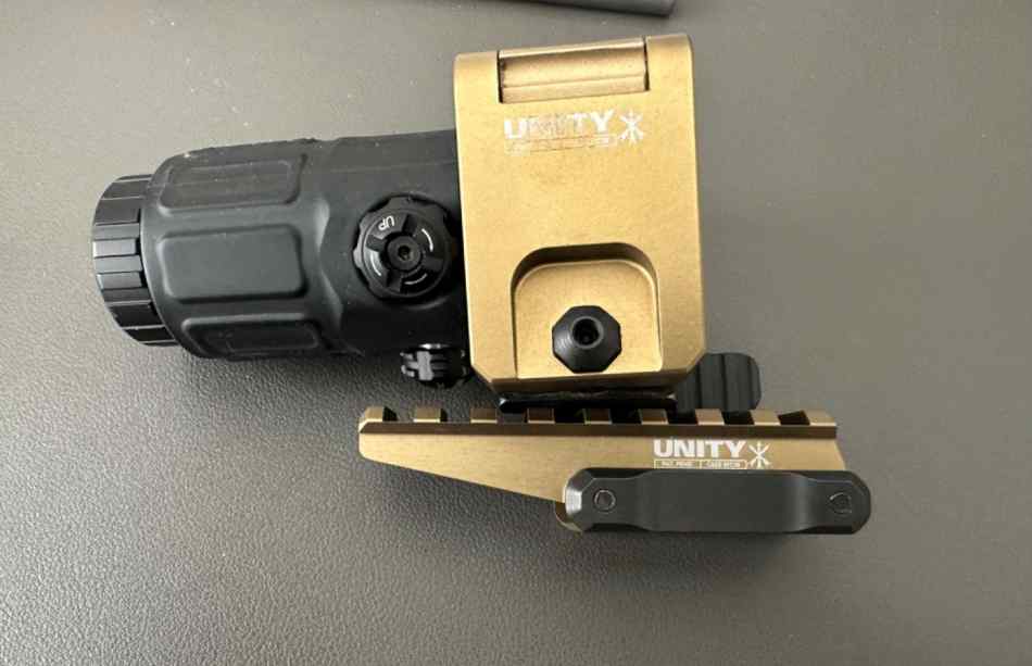 G33 Magnifier + Unity Fast Flip-to-Center Mount Pa