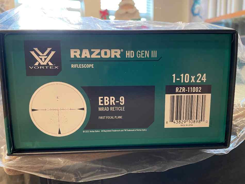 Brand new Vortex razor gen 3 1-10x MRAD