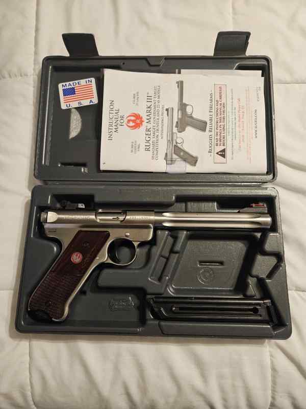 Ruger MK III Hunter Stainless .22 LR price reduced