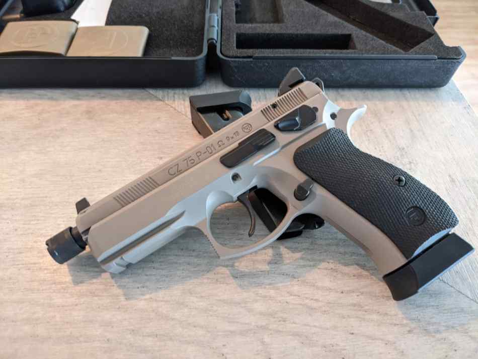 CZ P-01 Omega Suppressor Ready Urban Grey 9mm