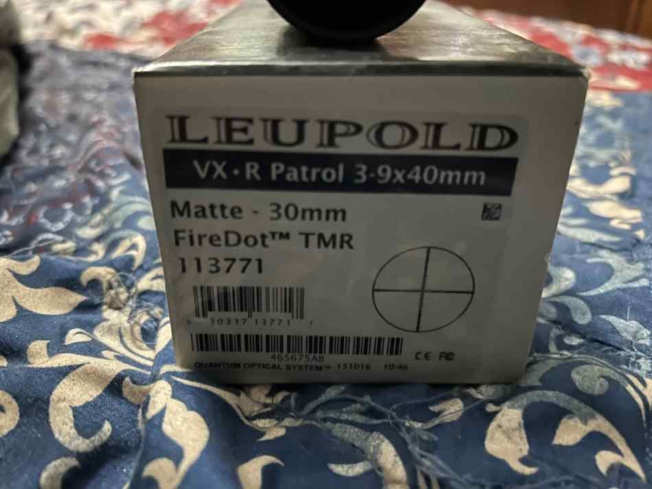 Leupold VXR Patrol 3-9x40