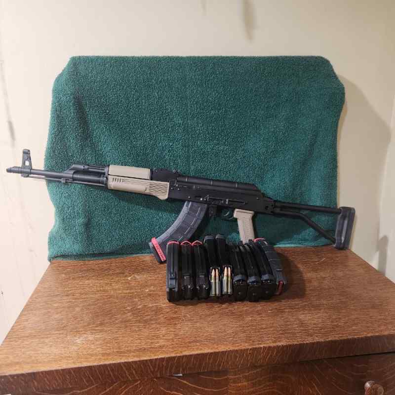 AK47 PSA GF3 CNC Warrior Folder + 1400 Rnds Ammo