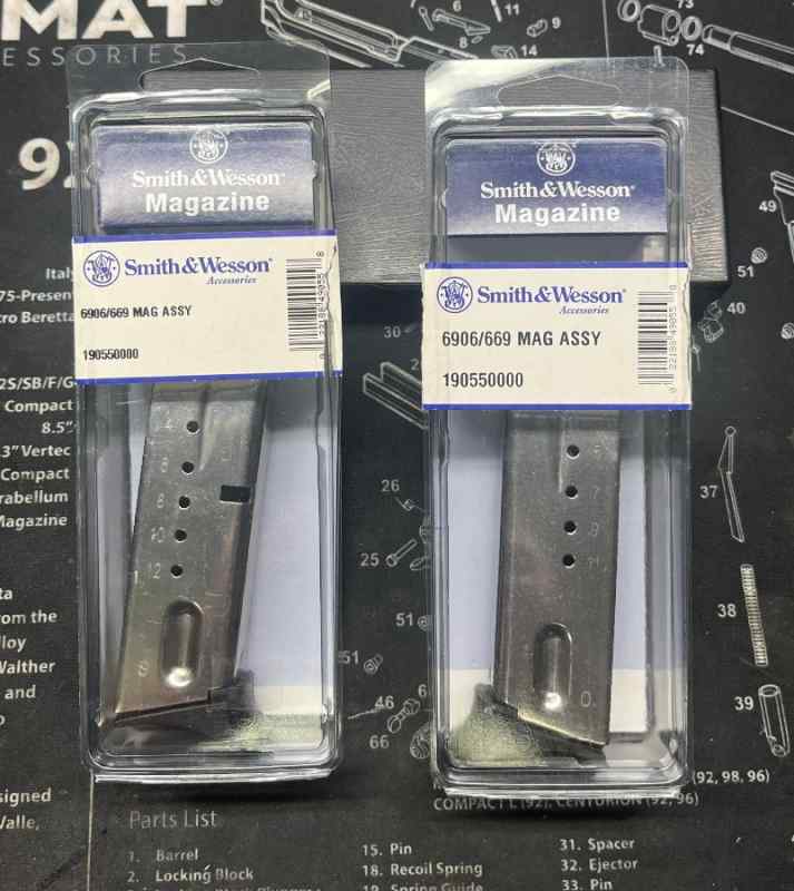 Smith &amp; Wesson 469, 669 &amp; 6900 series 12rd Mags!!!