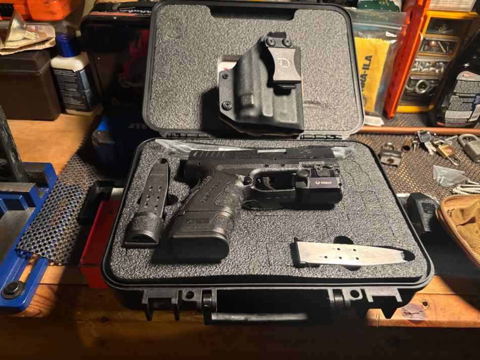 Springfield XD Mod 2 45acp,Viridian green laser