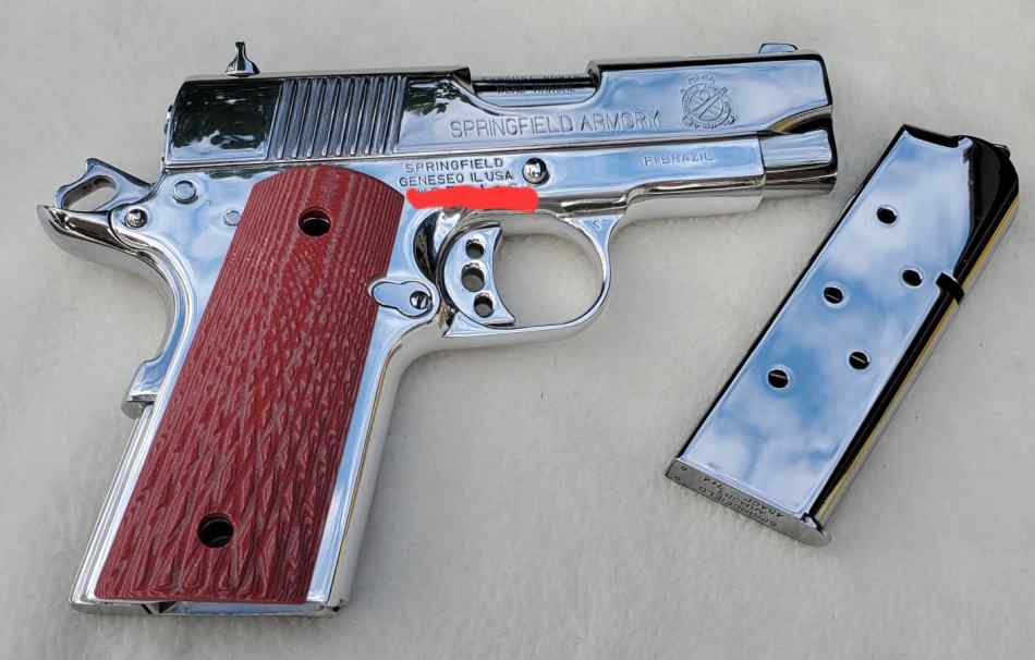 Mirror Polished Ported Compact 1911