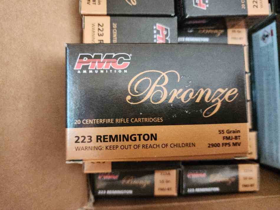 PMC Bronze 223 ammunition 500rds 