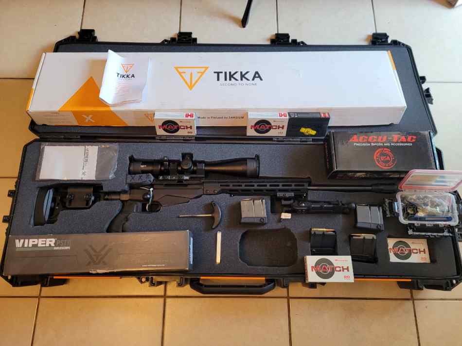 Tikka t3x Tac A1 6.5 creedmoor  + extras