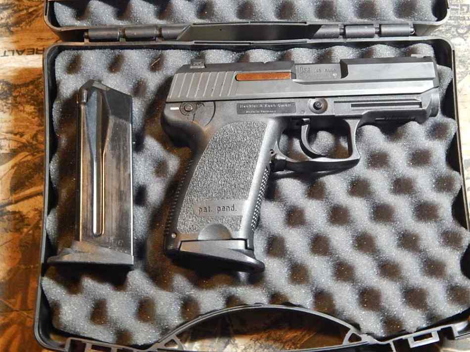 HK USP 45 Auto Compact with two mags.