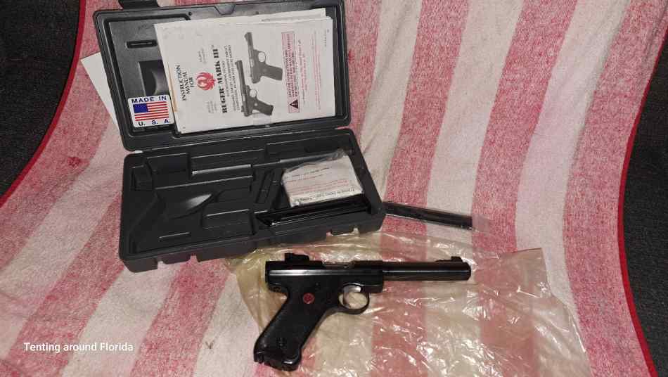 Ruger Mark 3 target pistol