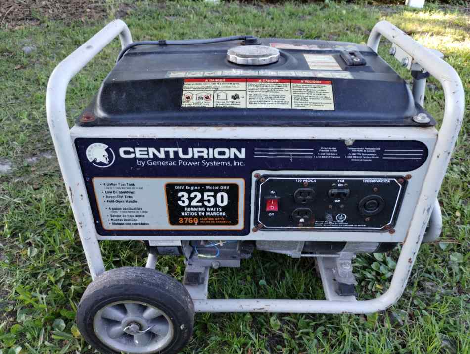 3250/3750 Centurion/Generac portable generator 