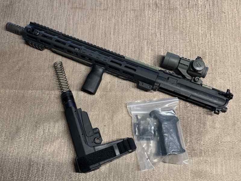 AR15 upper 16” kit