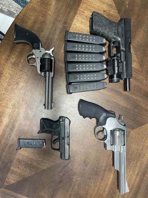 Safe clean out, handguns (S&amp;W, Ruger and Glock)