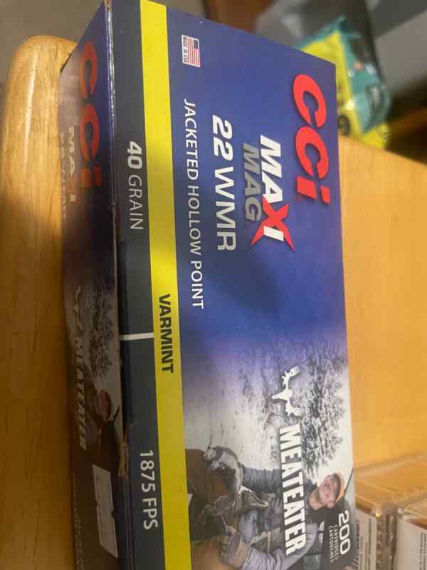 22 mag (WMR) ammo 950 rds $225 under 25 cents/rd