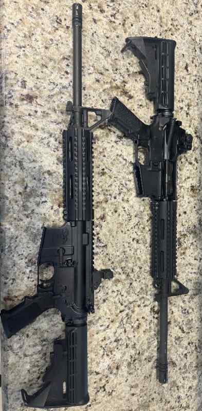 2 matching ar-15 5.56