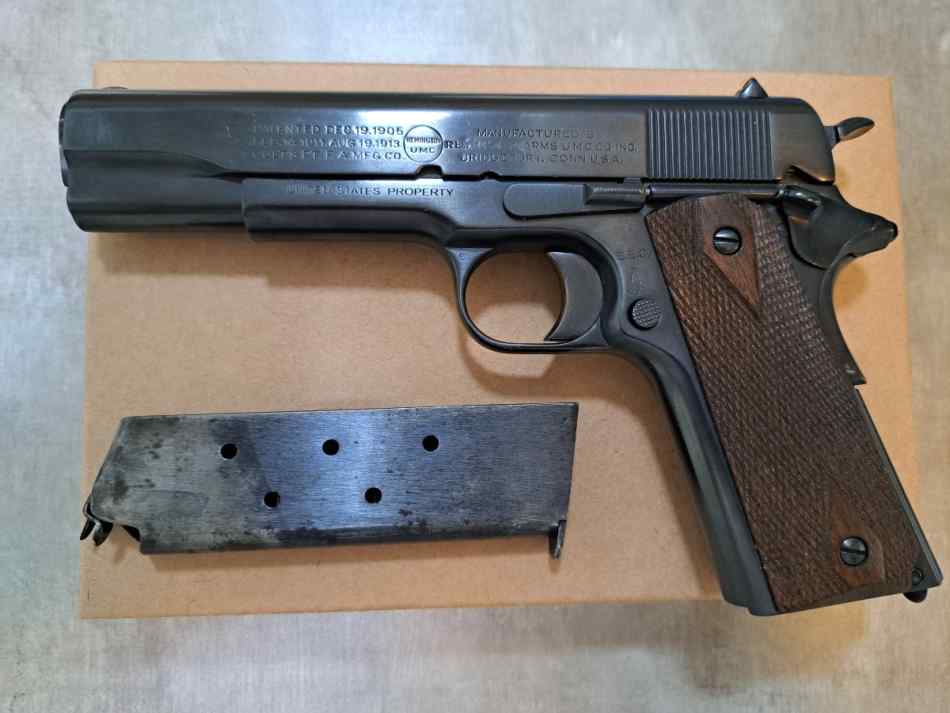 1918 WWI Remington-UMC 1911 45ACP FS FT