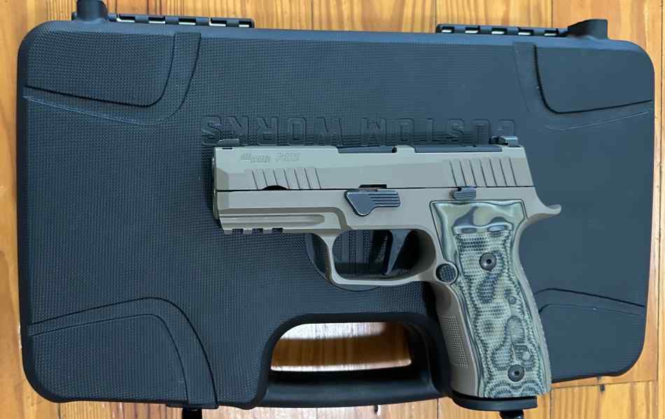 Sig P320 Custom Works AXG Scorpion  9MM