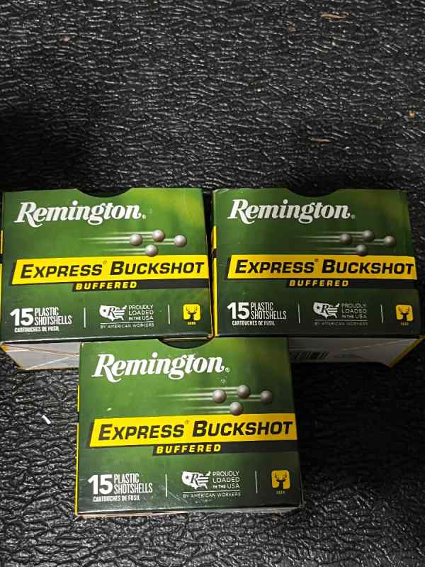 20ga buck shot 45rounds never opened 