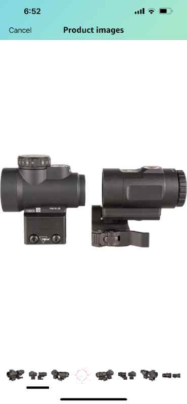 TRIJICON MRO HD with 3x magnifier combo $650