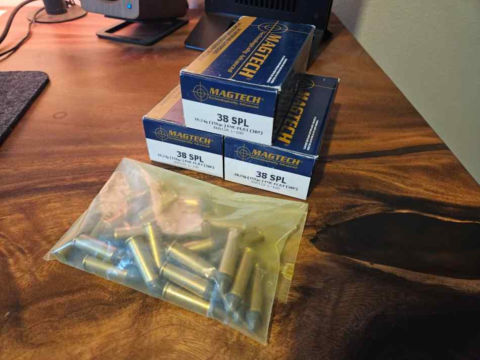 186 Rounds - Magtech 38 SPL Ammo 38 Special 158gr