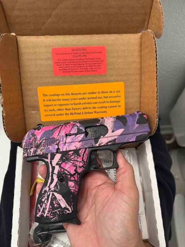 Brand new 380 handgun Unique color