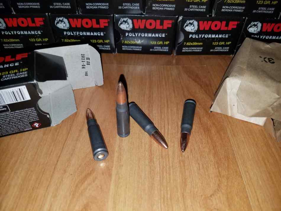 WOLF Polyformance Ammunition 7.62x39 Hollow Point