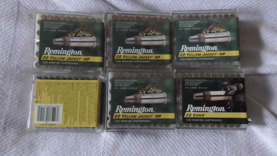 = .22 LR ==1 k rounds = Remington yellow Jackets