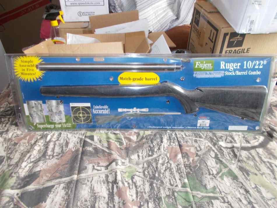 Ruger10/22 Fajen 920 SS match grade bbl &amp;stock New