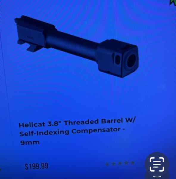 SPRINGFIELD HELLCAT THREADED BARREL W COMPENSATOR