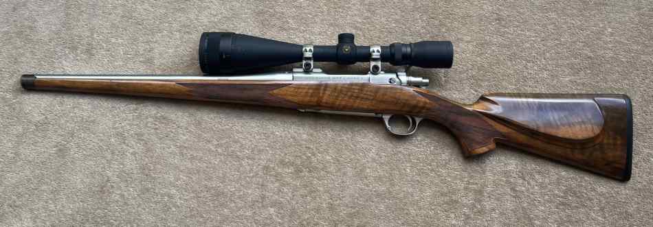 Ruger M77 Mk II stainless 223 RSI Mannlicher stock