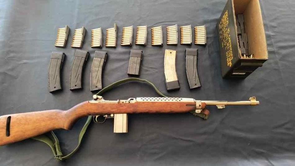 M1 Carbine with rare Nickel Edition 