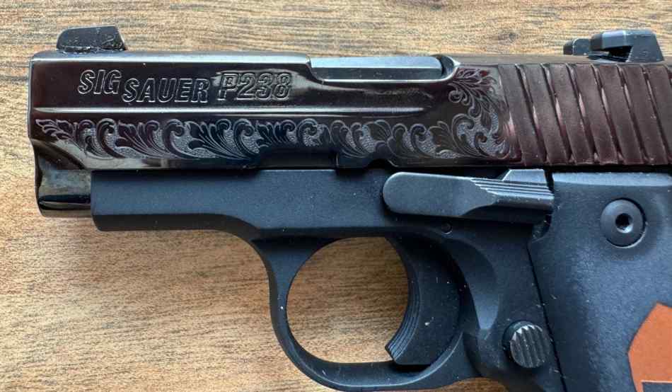 Sig p238 engraved 