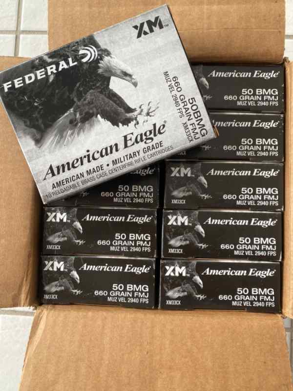 Federal Lake City 50 BMG Ammo