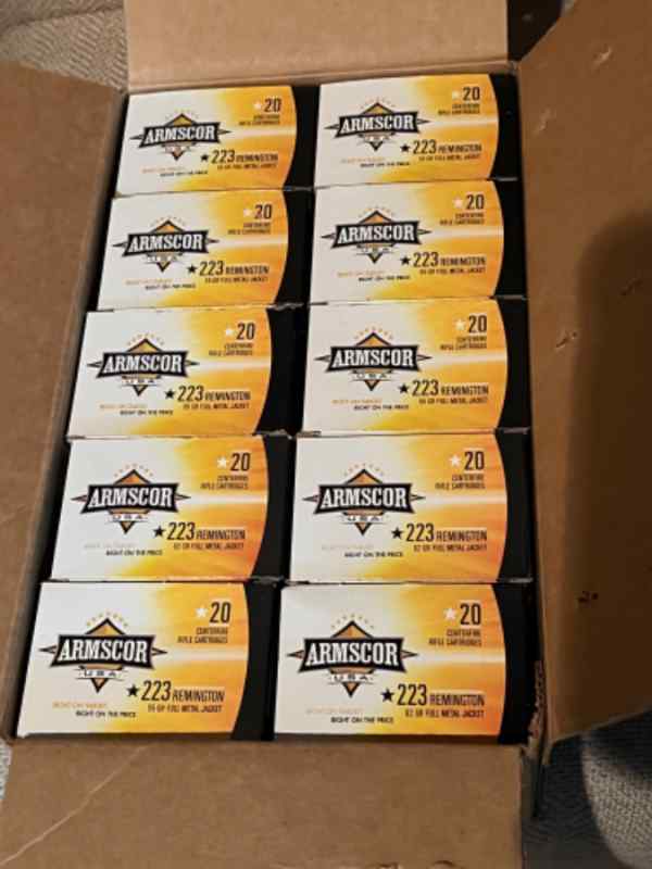 Armscor .223 62gr FMJ  1000 rounds