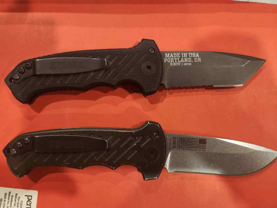 2 Gerber Auto Knives For Sale