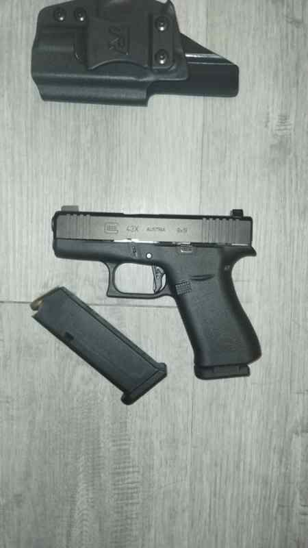 LNIB Glock 43x Night Sights Agency Arms Trigger 