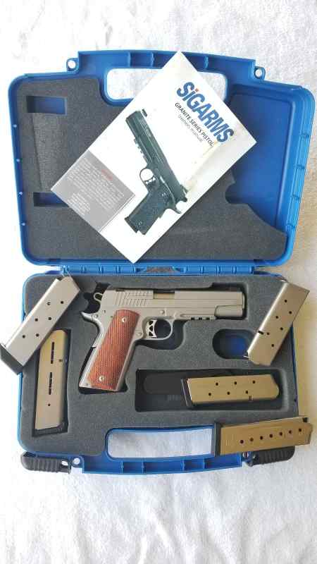 SIGARMS 1911 GSR Revolution 45 acp Pistol Stainles