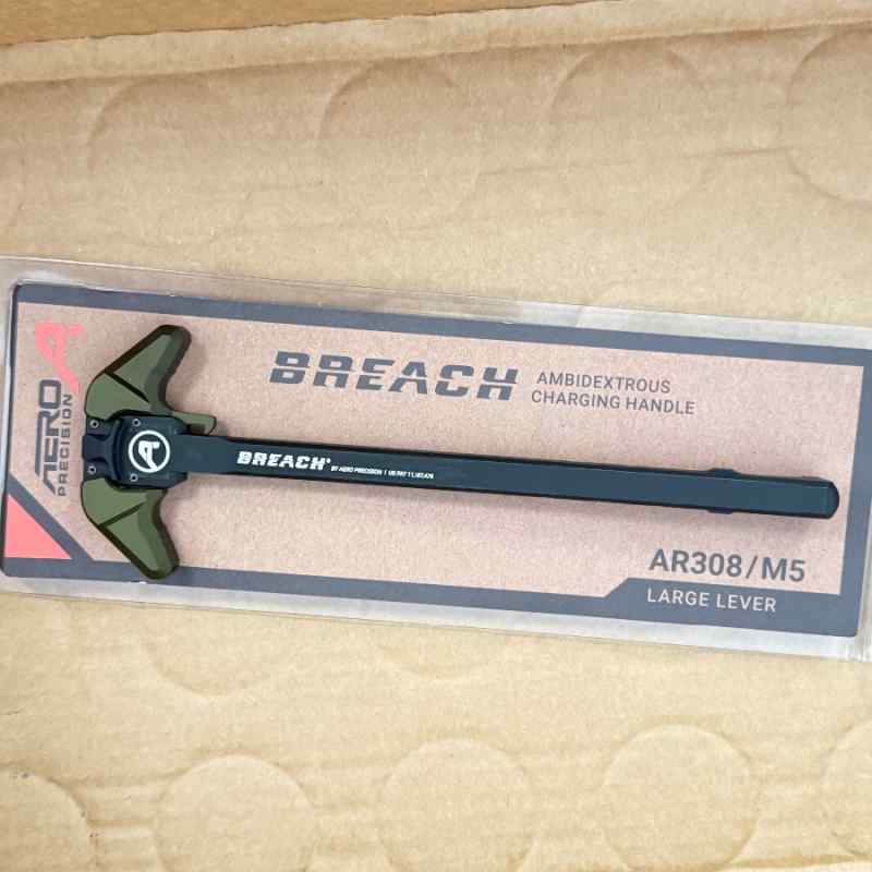 AERO M5 AR308 New Charging Handle (anodized green)