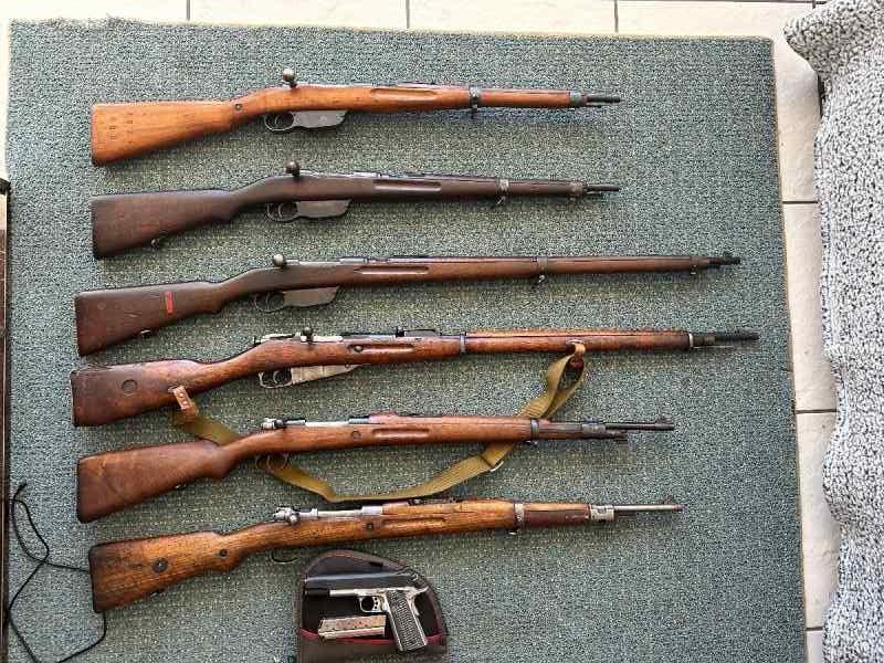 Mosin, Mauser, Mannlicher, Kimber 1911