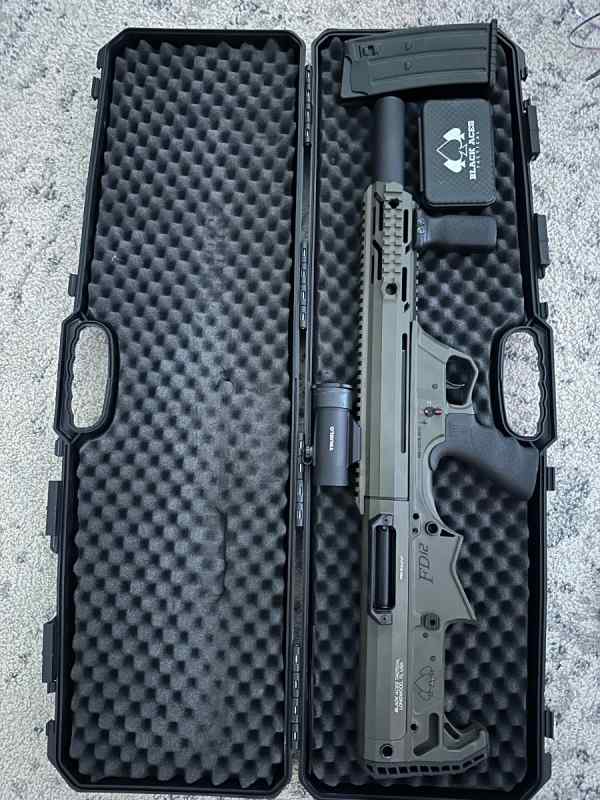 Black Aces FD12 with Truglo Red Dot